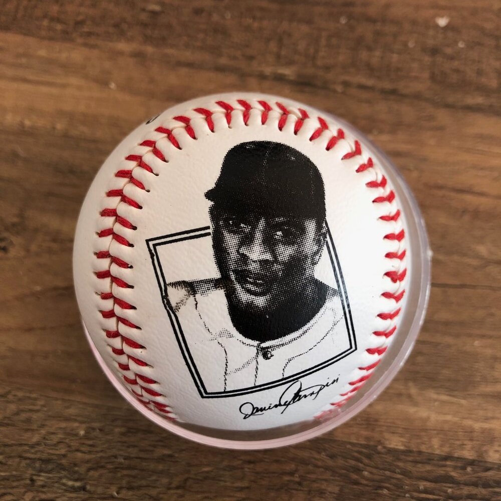 Jackie Robinson Commemorative Baseball Ball Career Summary & Facsimile Autograph